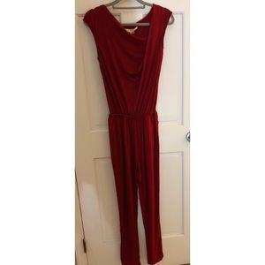 Max Studio Red Jumpsuit